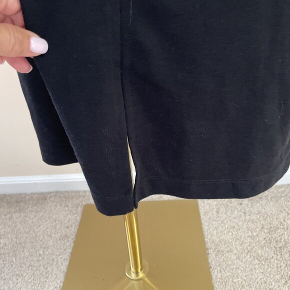 Zara Bodycon Midi Tank Dress Size XL Black Sleeveless Balletcore Minimalist NWT - Picture 6 of 12